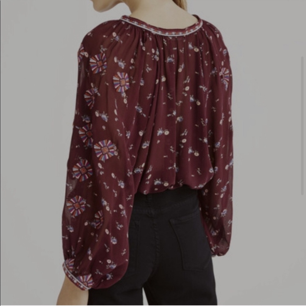 Ulla Johnson Lisa Embroidered Blouse